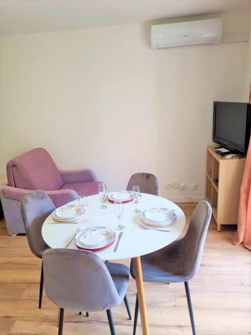 Studio Nice, Avenue Des Fleurs, Climatise Apartment ภายนอก รูปภาพ