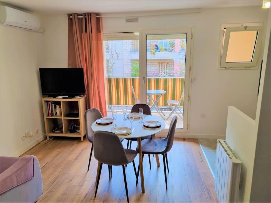 Studio Nice, Avenue Des Fleurs, Climatise Apartment ภายนอก รูปภาพ